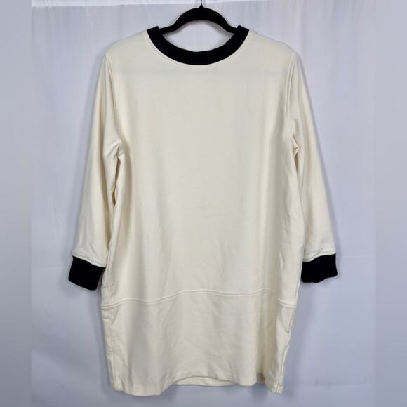 HATCH Lara Jersey Dress Cream/Black Size 1 Maternity - Picture 2 of 11